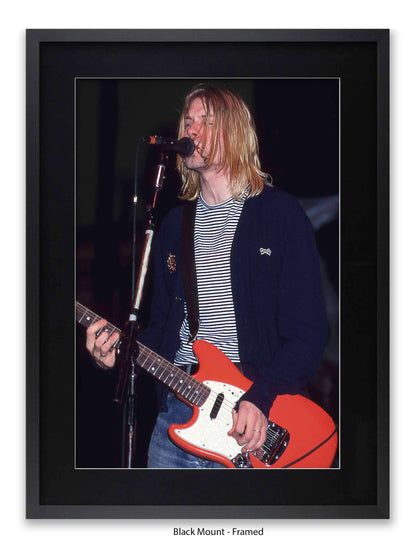 Nirvana - Kurt Cobain New York Coliseum 1993 - Poster