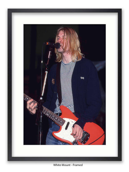 Nirvana - Kurt Cobain New York Coliseum 1993 - Poster