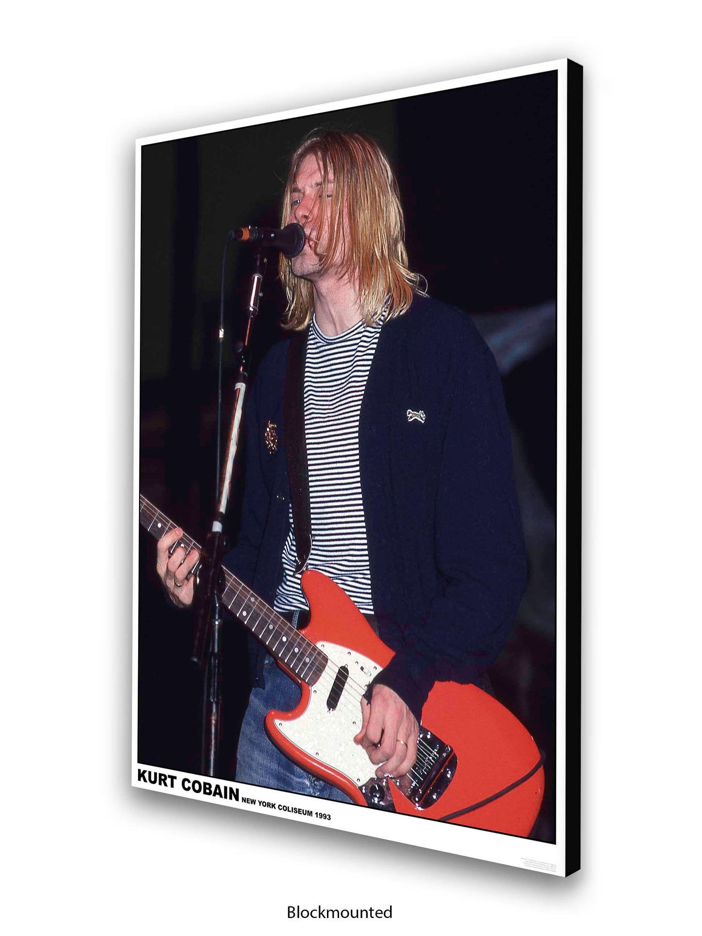 Nirvana - Kurt Cobain New York Coliseum 1993 - Poster