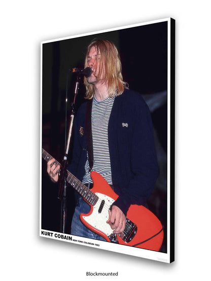 Nirvana - Kurt Cobain New York Coliseum 1993 - Poster