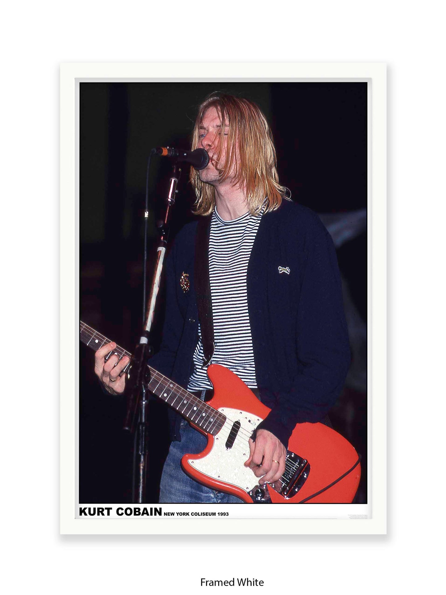 Nirvana - Kurt Cobain New York Coliseum 1993 - Poster