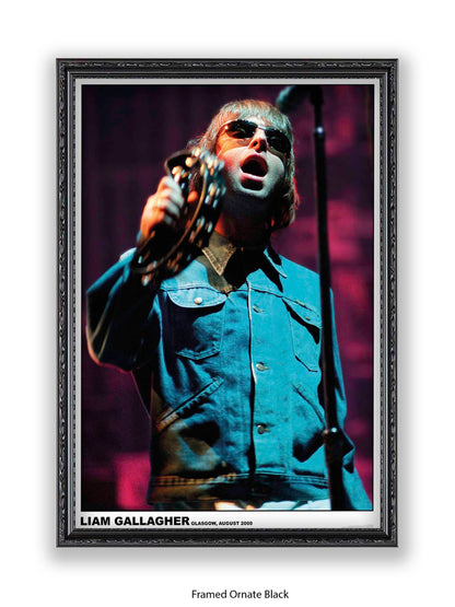 Oasis - Liam Gallagher - Glasgow, August 2000 - Poster