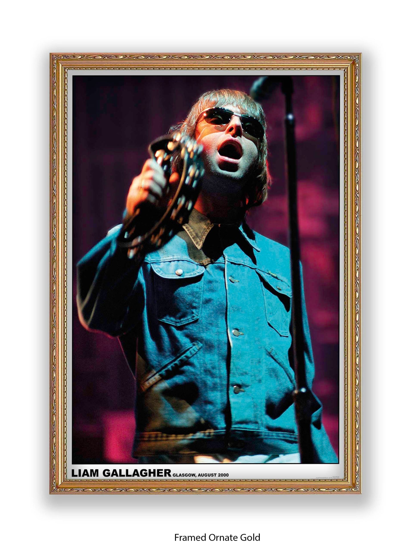 Oasis - Liam Gallagher - Glasgow, August 2000 - Poster