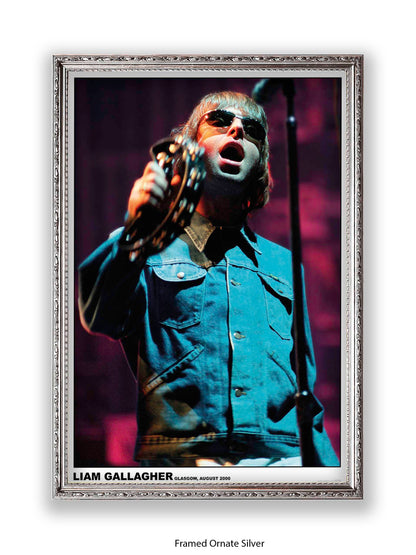 Oasis - Liam Gallagher - Glasgow, August 2000 - Poster