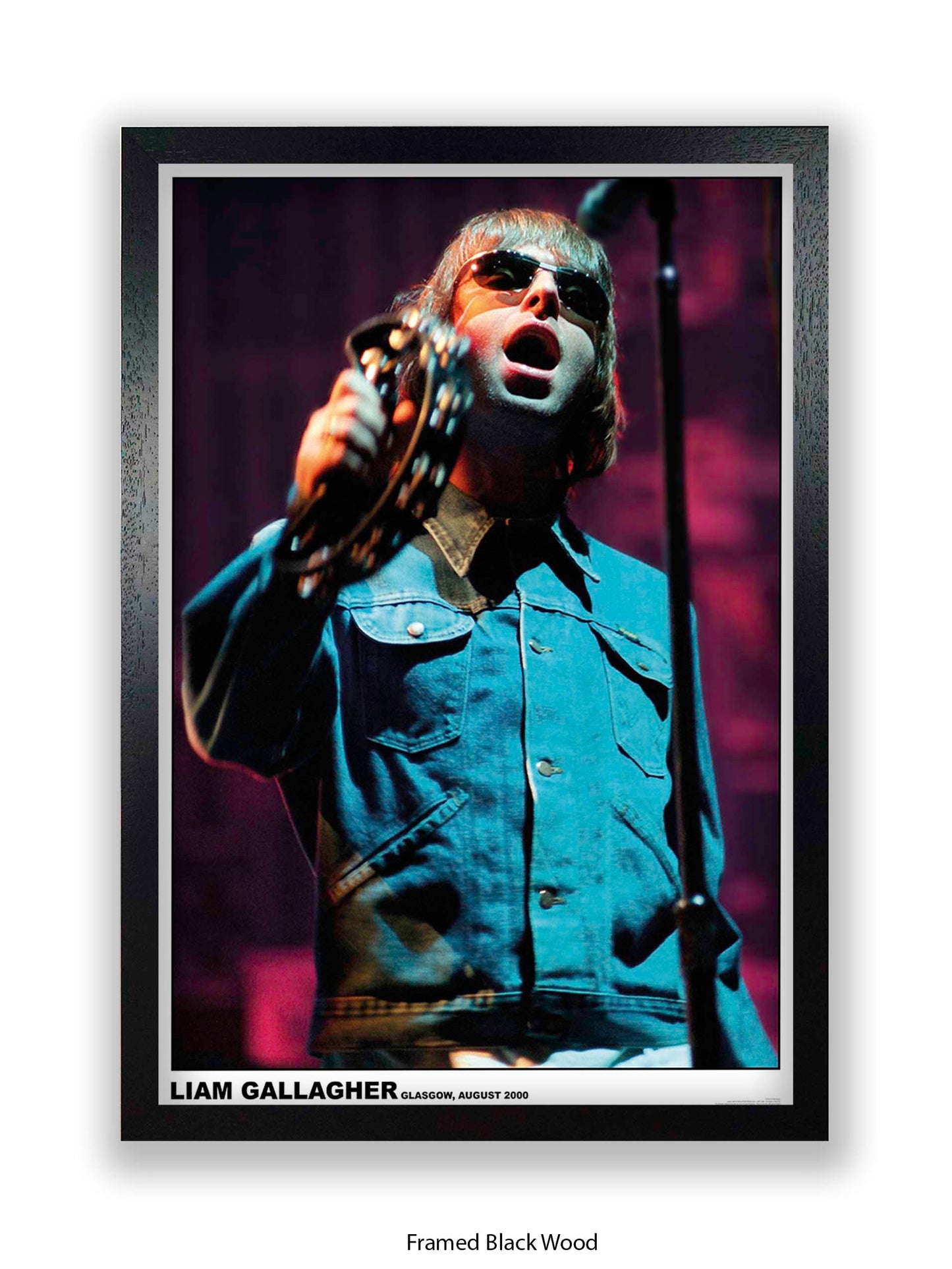 Oasis - Liam Gallagher - Glasgow, August 2000 - Poster