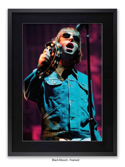 Oasis - Liam Gallagher - Glasgow, August 2000 - Poster