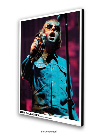 Oasis - Liam Gallagher - Glasgow, August 2000 - Poster