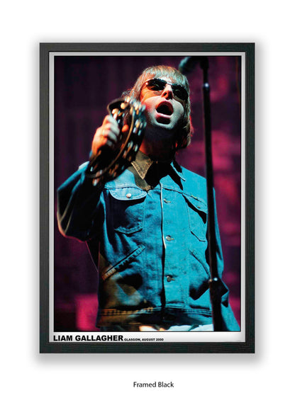 Oasis - Liam Gallagher - Glasgow, August 2000 - Poster