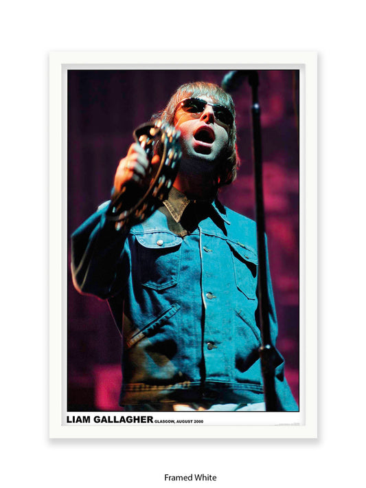 Oasis - Liam Gallagher - Glasgow, August 2000 - Poster