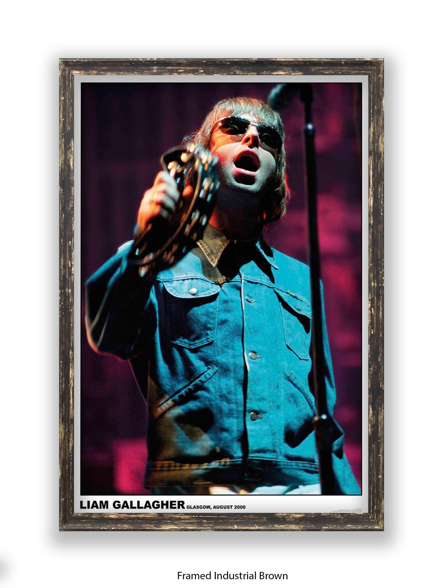 Oasis - Liam Gallagher - Glasgow, August 2000 - Poster