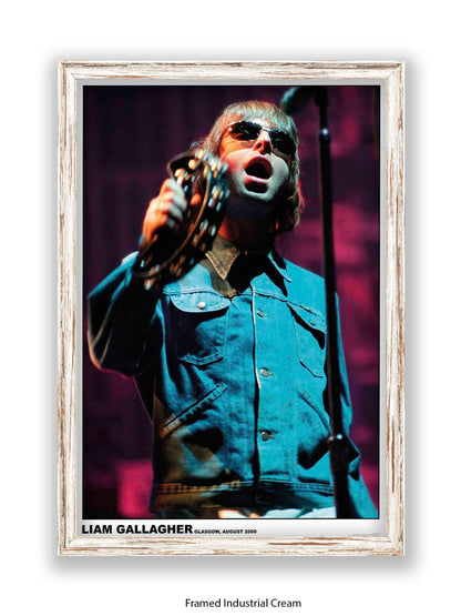 Oasis - Liam Gallagher - Glasgow, August 2000 - Poster