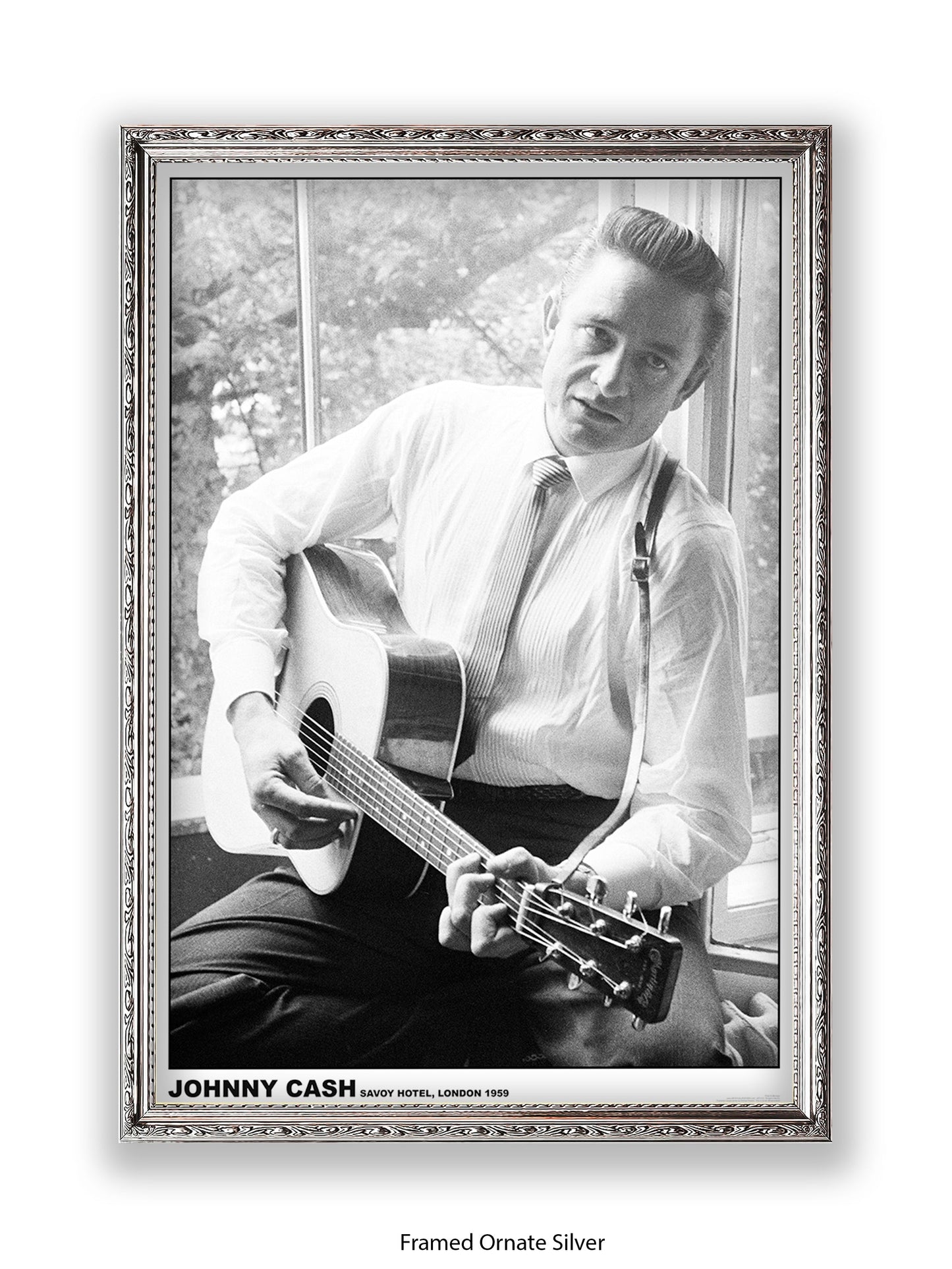 Johnny Cash - Savoy Hotel - London 1959 - Poster