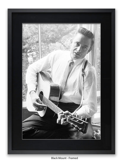 Johnny Cash - Savoy Hotel - London 1959 - Poster