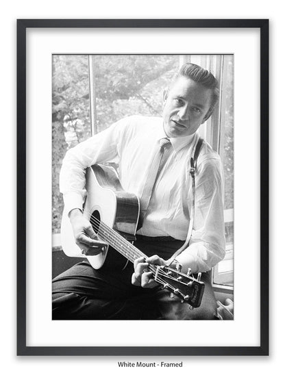 Johnny Cash - Savoy Hotel - London 1959 - Poster