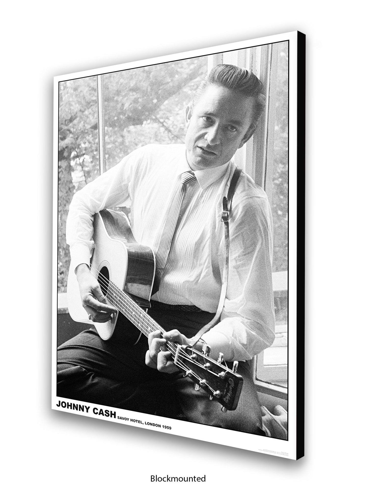 Johnny Cash - Savoy Hotel - London 1959 - Poster
