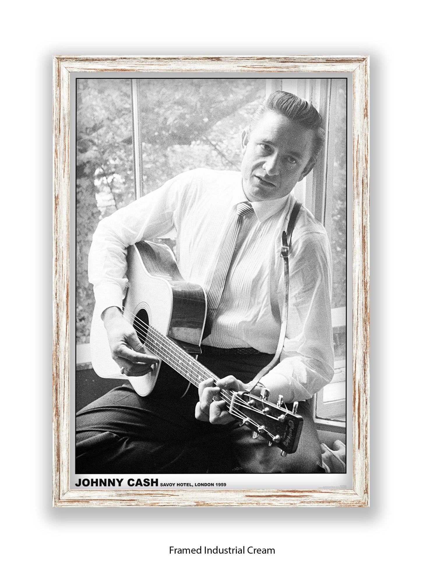 Johnny Cash - Savoy Hotel - London 1959 - Poster