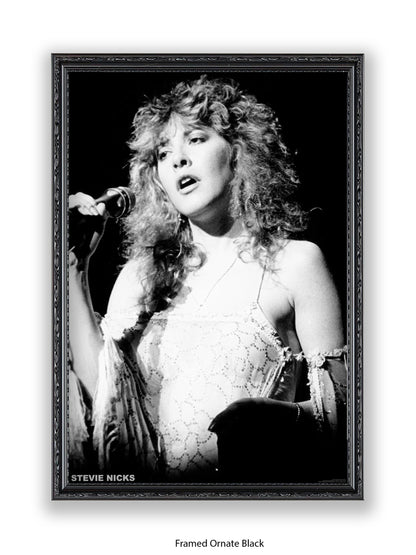 Stevie Nicks - Mic - Poster
