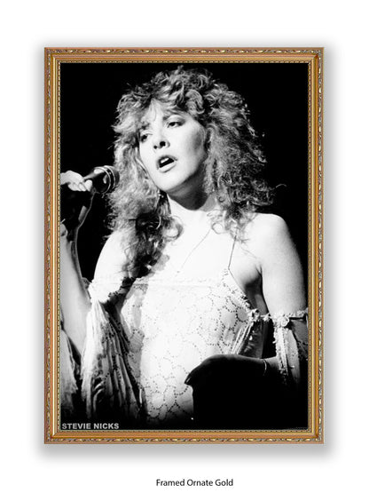 Stevie Nicks - Mic - Poster