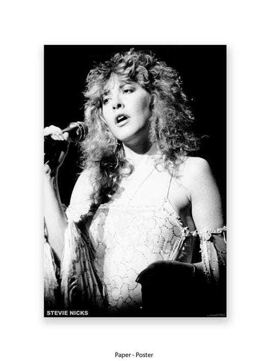 Stevie Nicks - Mic - Poster