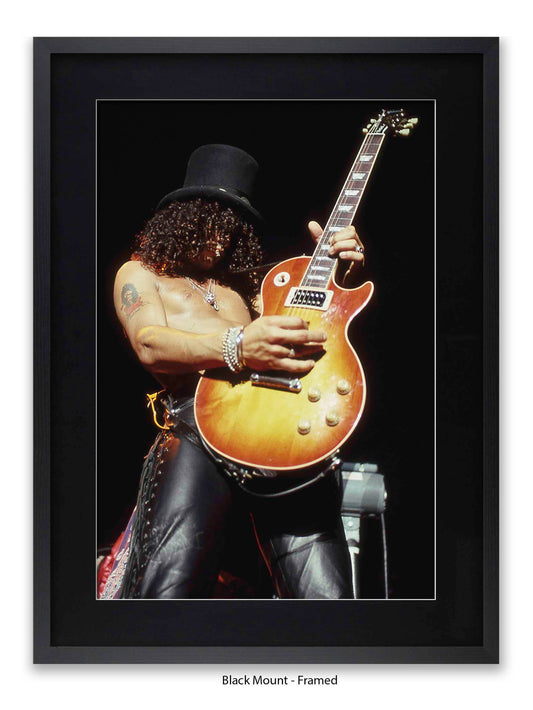 Guns and Roses - Slash - Orange County Speedway, Middleton, NYC 1988 - Poster