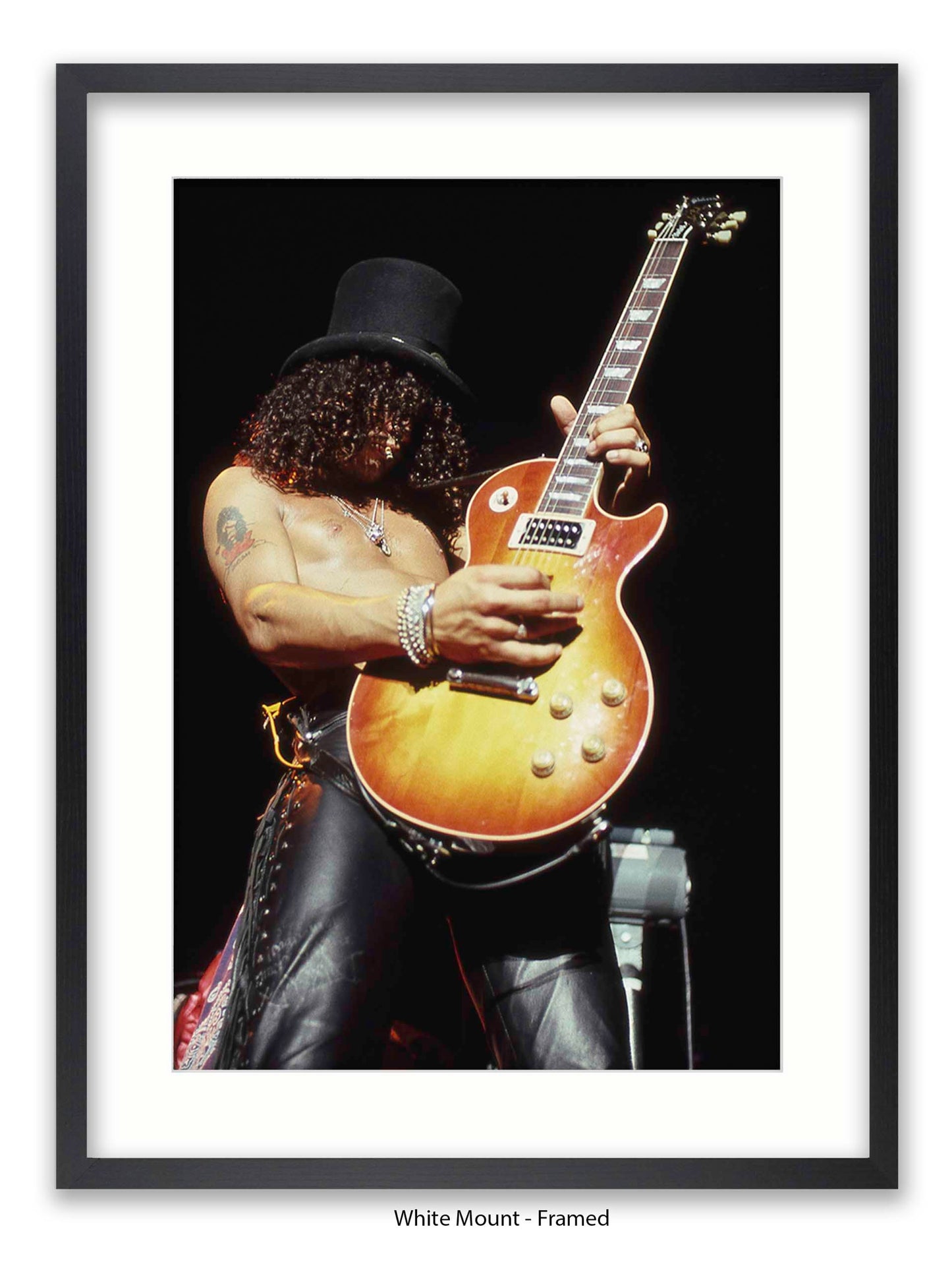 Guns and Roses - Slash - Orange County Speedway, Middleton, NYC 1988 - Poster