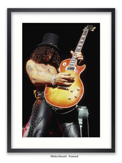 Guns and Roses - Slash - Orange County Speedway, Middleton, NYC 1988 - Poster