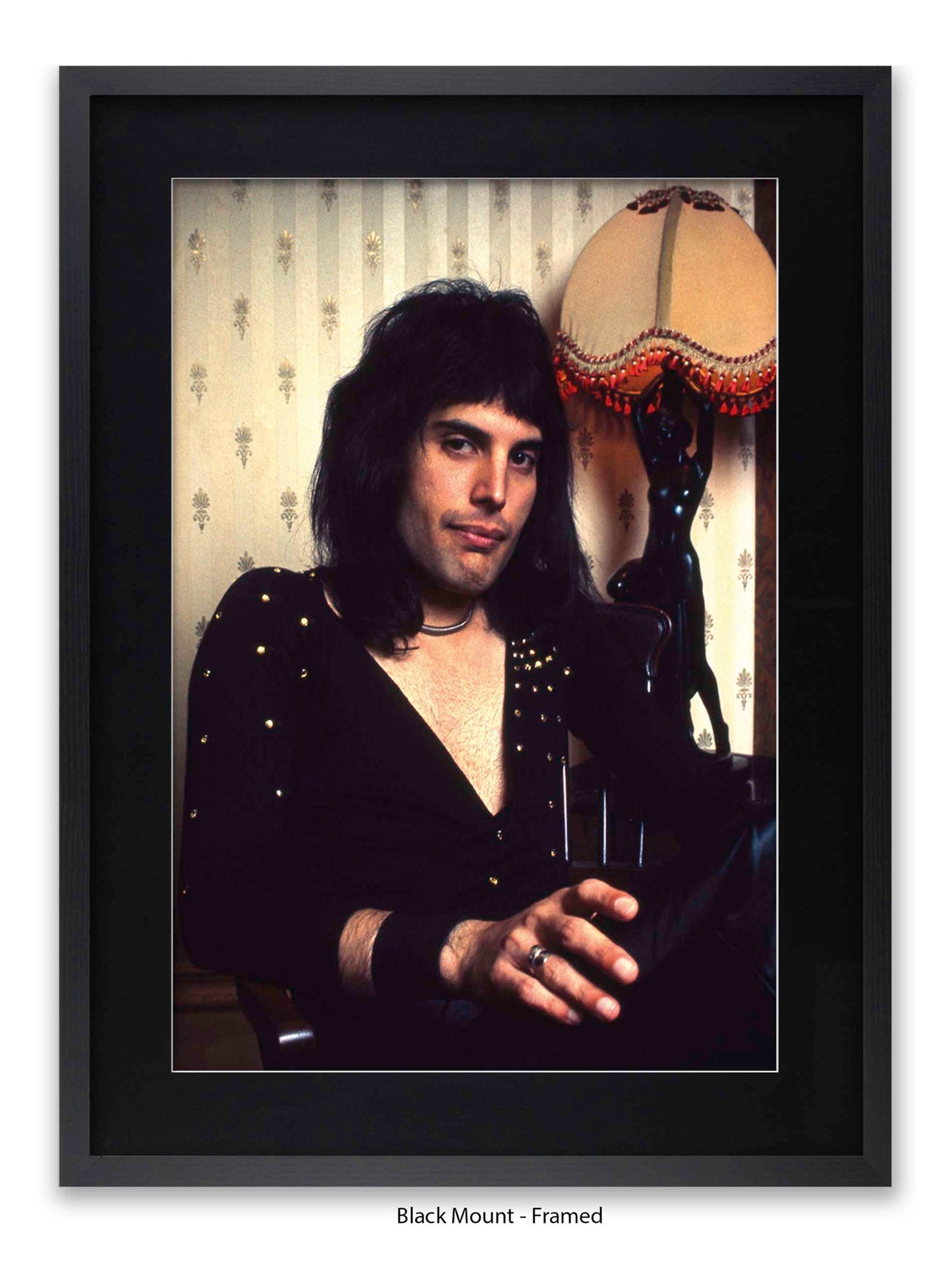 Queen - Freddie Mercury - West Kensington, London 1974 - Poster
