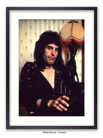 Queen - Freddie Mercury - West Kensington, London 1974 - Poster