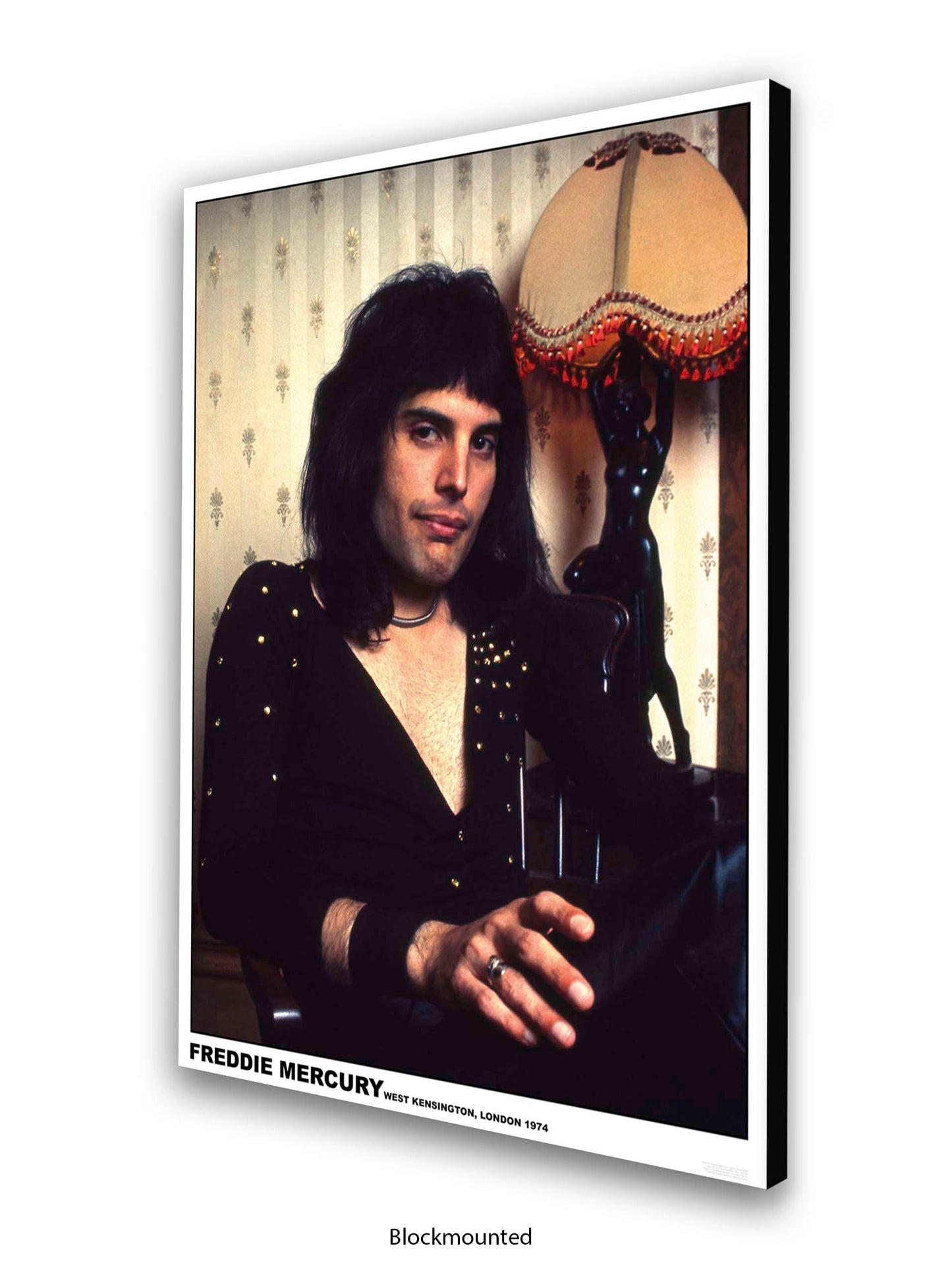 Queen - Freddie Mercury - West Kensington, London 1974 - Poster