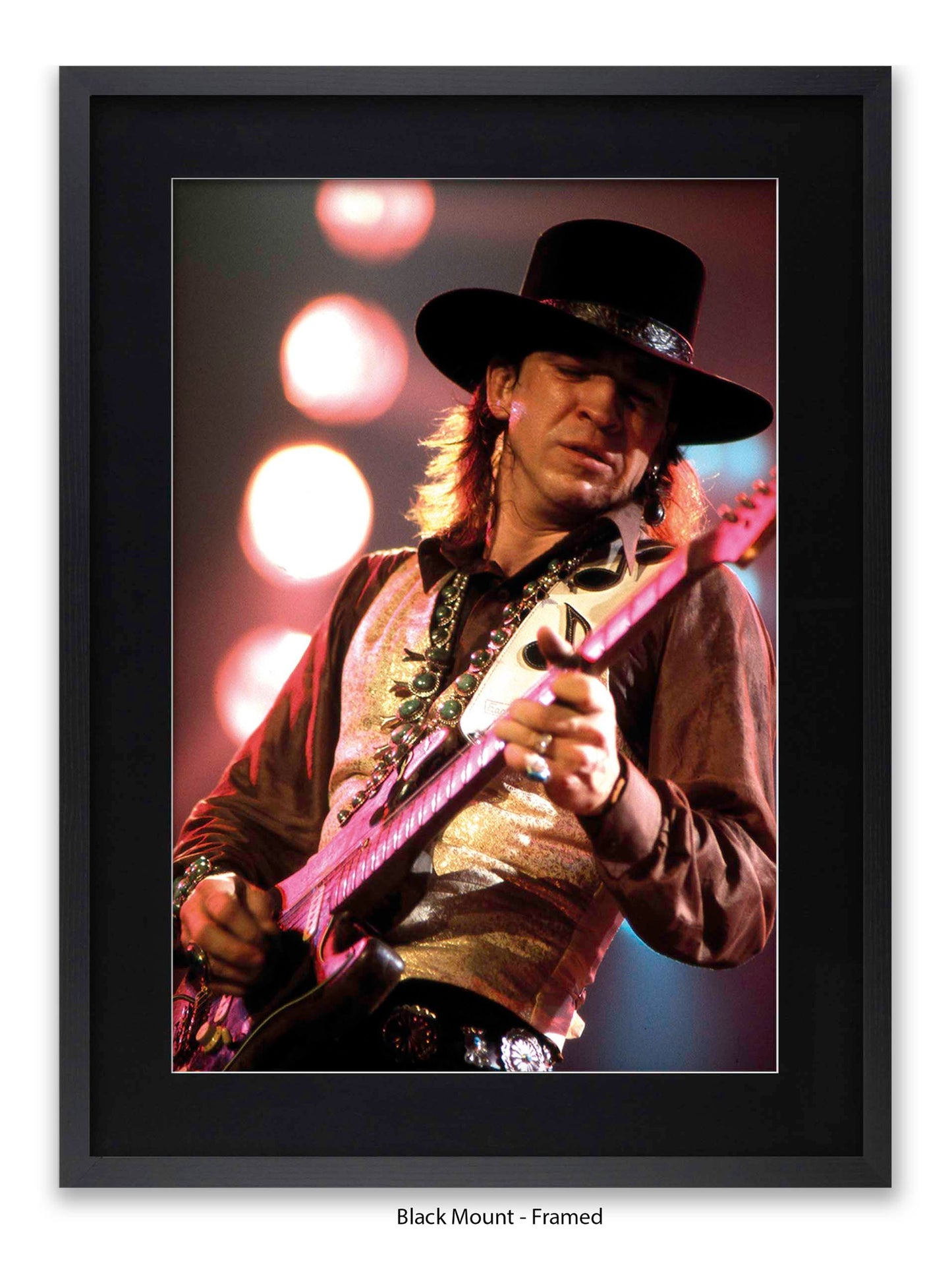 Stevie Ray Vaughan - Capitol Theatre Passaic, NJ Sept 21, 1985 - Poster