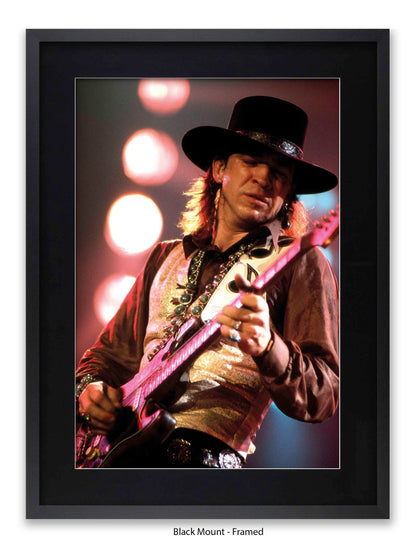 Stevie Ray Vaughan - Capitol Theatre Passaic, NJ Sept 21, 1985 - Poster