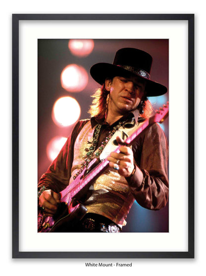 Stevie Ray Vaughan - Capitol Theatre Passaic, NJ Sept 21, 1985 - Poster