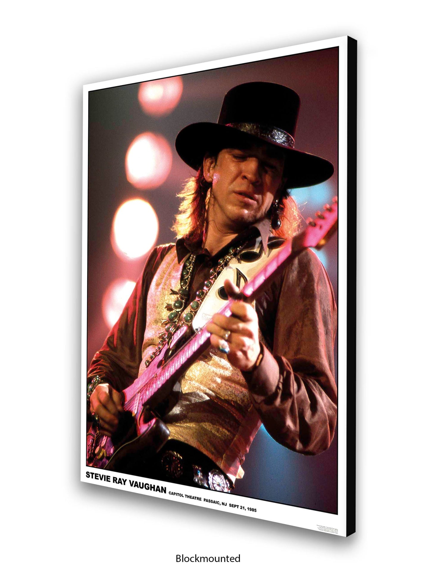 Stevie Ray Vaughan - Capitol Theatre Passaic, NJ Sept 21, 1985 - Poster