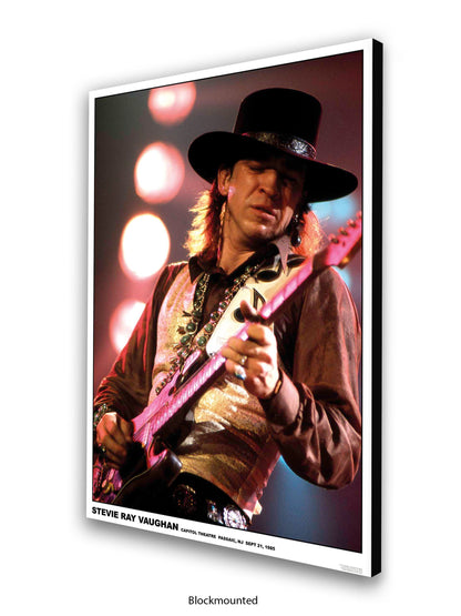 Stevie Ray Vaughan - Capitol Theatre Passaic, NJ Sept 21, 1985 - Poster