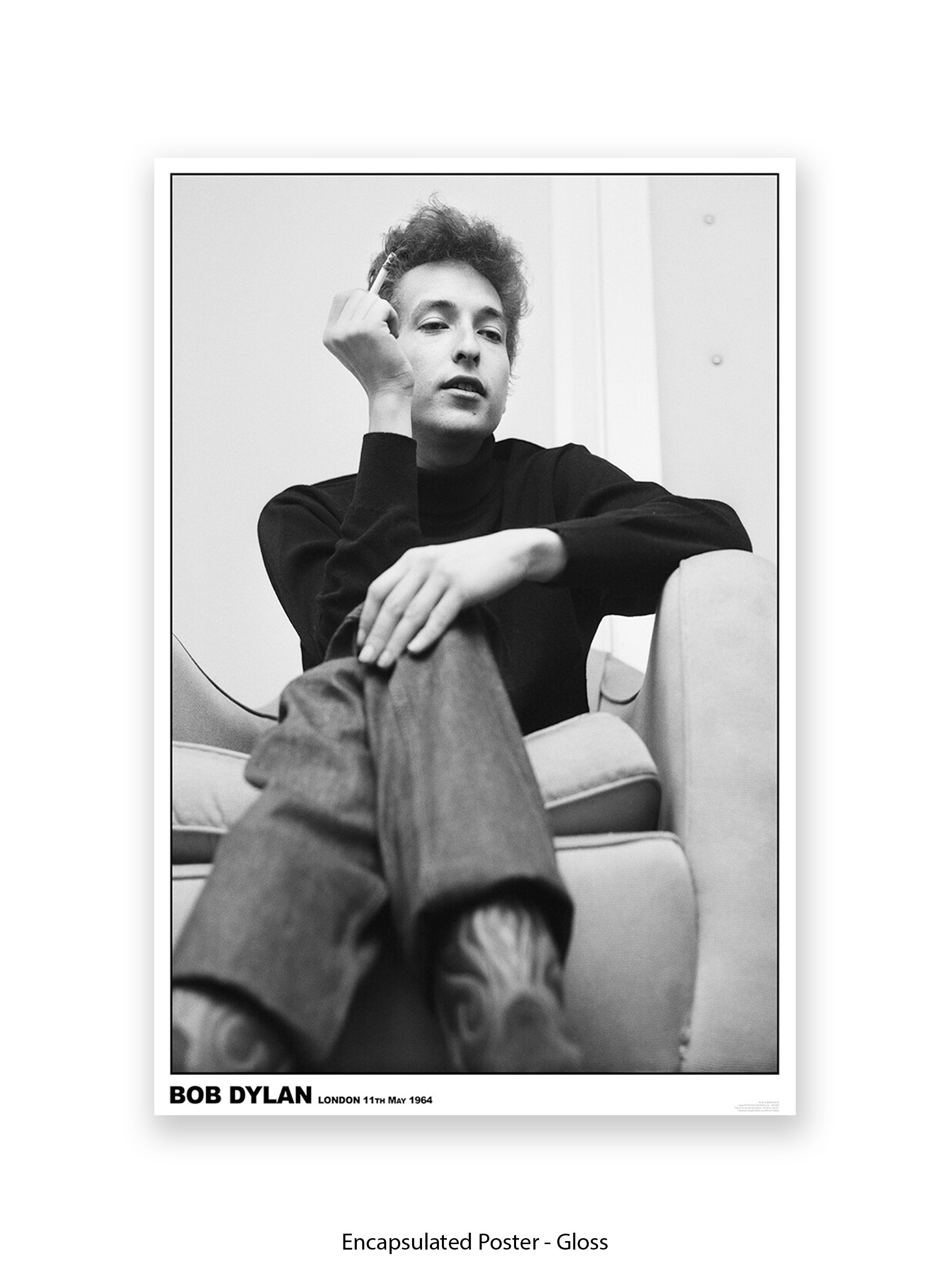 Bob Dylan - Folk Rock Legend Poster - 60s Protest Music Wall Art
