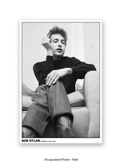 Bob Dylan - London 11th May 1964 - Poster