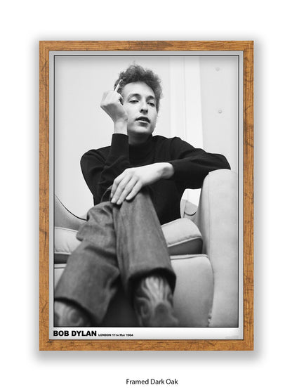 Bob Dylan - London 11th May 1964 - Poster