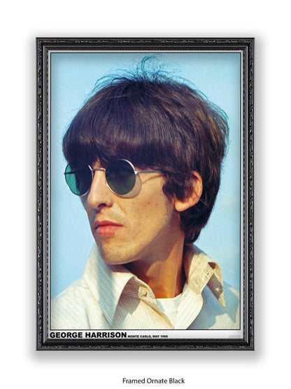 Beatles - George Harrison - Monte Carlo, May  1966 - Poster