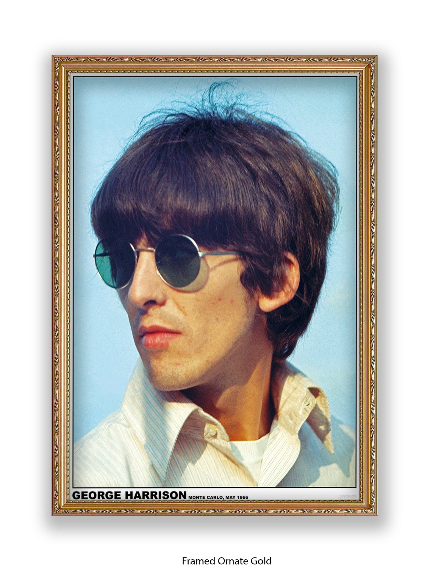 Beatles - George Harrison - Monte Carlo, May  1966 - Poster