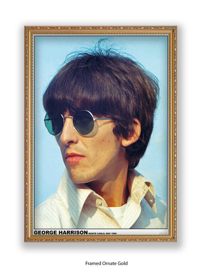 Beatles - George Harrison - Monte Carlo, May  1966 - Poster