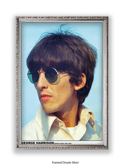 Beatles - George Harrison - Monte Carlo, May  1966 - Poster