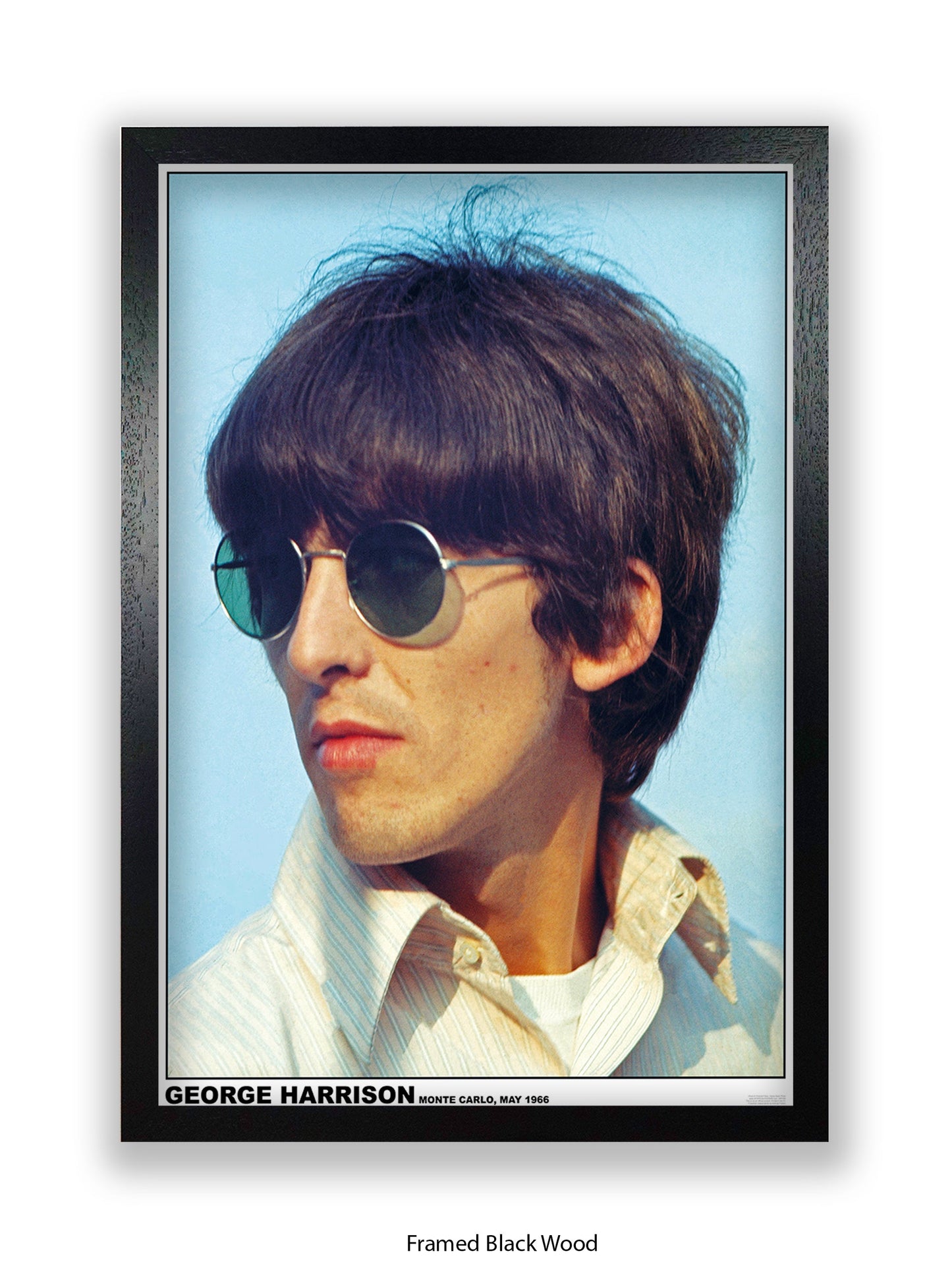 Beatles - George Harrison - Monte Carlo, May  1966 - Poster