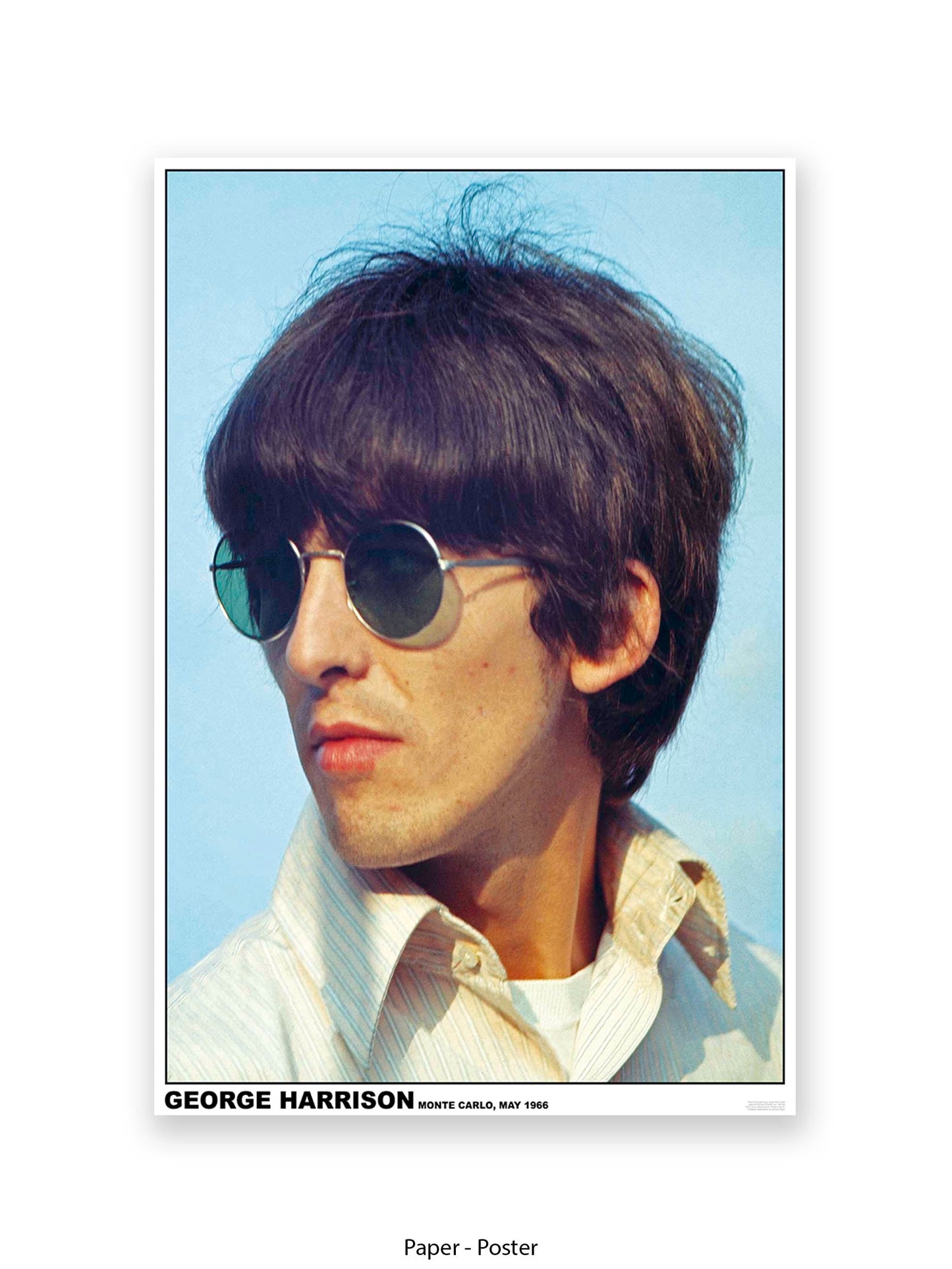 Beatles - George Harrison - Monte Carlo, May  1966 - Poster