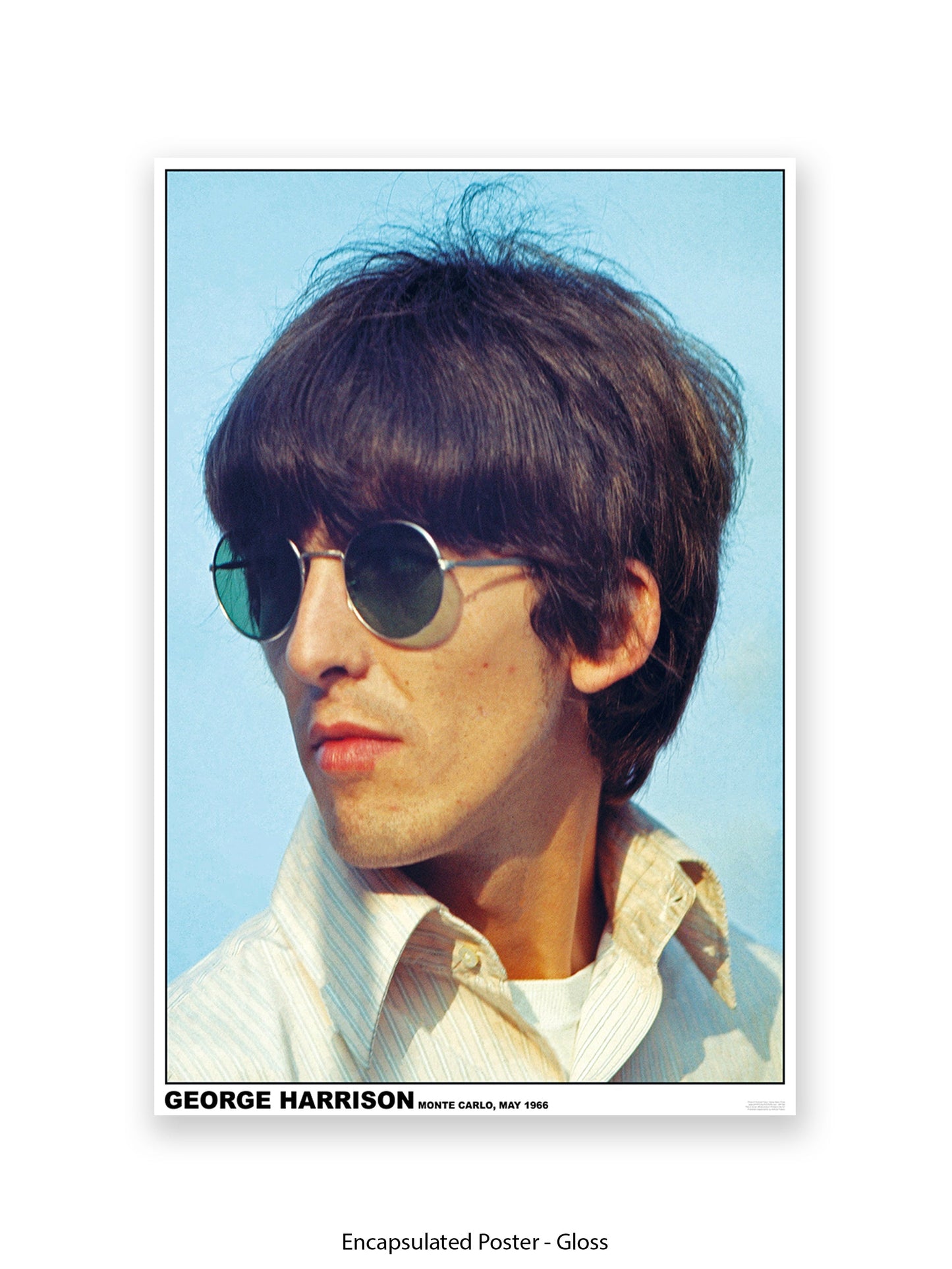 Beatles - George Harrison - Monte Carlo, May  1966 - Poster