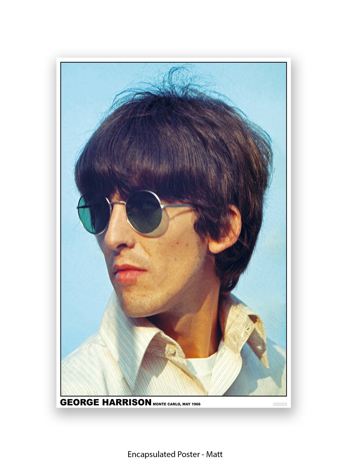Beatles - George Harrison - Monte Carlo, May  1966 - Poster