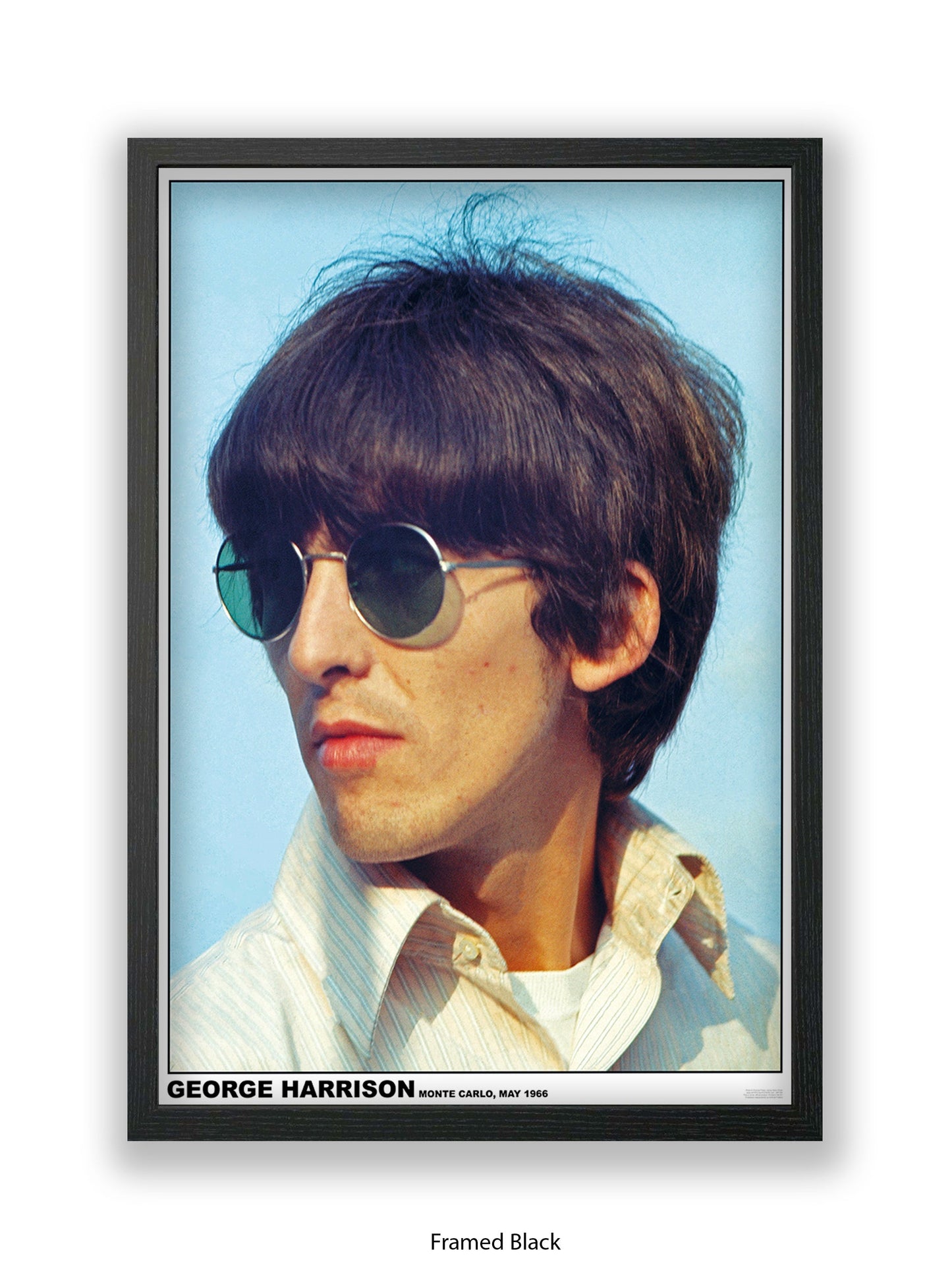 Beatles - George Harrison - Monte Carlo, May  1966 - Poster