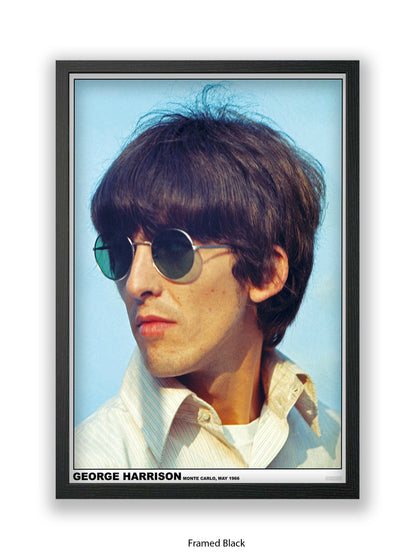Beatles - George Harrison - Monte Carlo, May  1966 - Poster