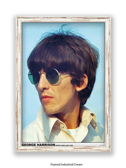 Beatles - George Harrison - Monte Carlo, May  1966 - Poster