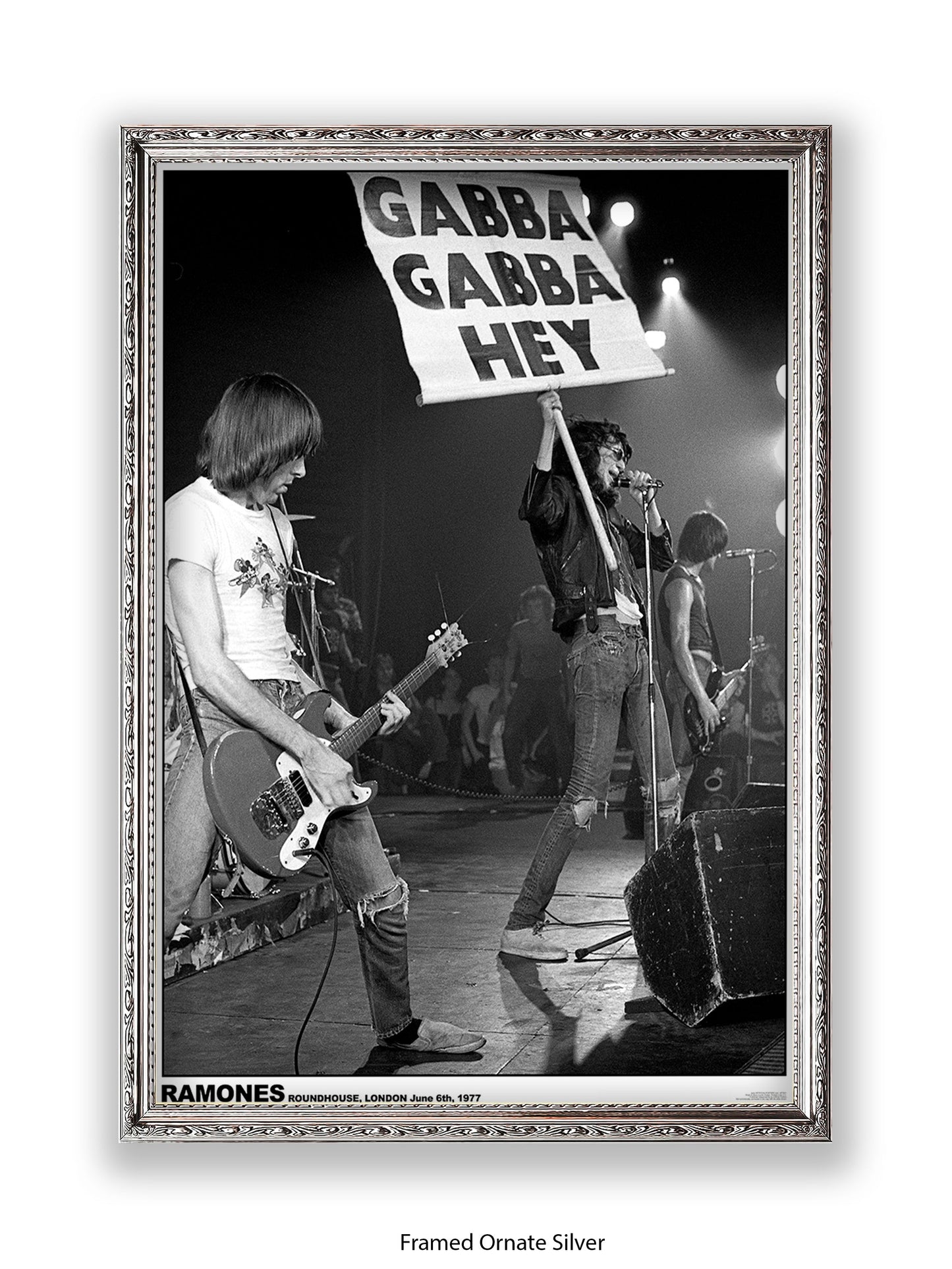 Ramones - Roundhouse, London June 6th, 1977 - Poster