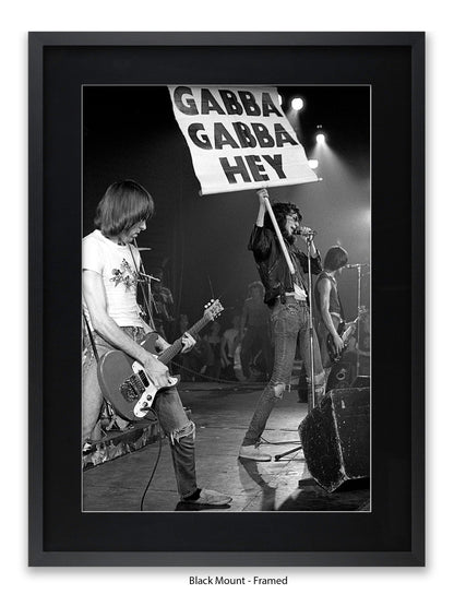 Ramones - Roundhouse, London June 6th, 1977 - Poster